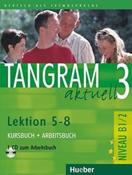 Imagem de TANGRAM AKTUELL 3 KURSBUCH + ARBEITSBUCH - LEKTION 5-8 MIT CD (TEXTO + EXERCICIOS)