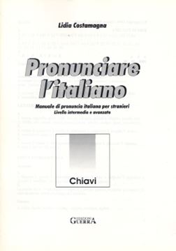 Imagem de PRONUNCIARE L´ITALIANO - CHIAVI