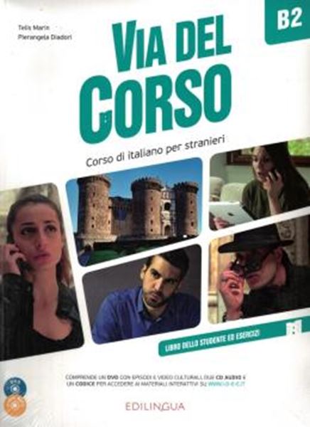 Picture of VIA DEL CORSO B2 - LIBRO DELLO STUDENTE ED ESERCIZI + 2CD AUDIO + DVD VIDEO